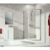 Huppe ALPHA 2 QTR štvrťkruhový kút 90x90x190cm, posuvné dv., rám lesklý chróm, sklo číre A20602069322