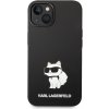Púzdro Karl Lagerfeld Liquid Silicone Choupette NFT iPhone 14 Plus čierne