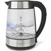 NEDIS rýchlovarná kanvica KAWK320EGS/ objem 1,7 l/ otáčanie o 360°/ spotreba 2200 W/ sklo/ transparentná