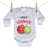 Boodyy Body s dlhým rukávom Veselé Vianoce 86 (12-18 mesiacov)