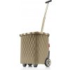 Nákupný košík na kolieskach Reisenthel Carrycruiser Frame Rhombus olive