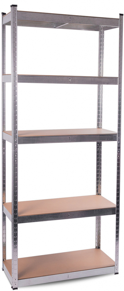 Kovový regál 174 x 75 x 30 cm 5 políc AGA MR4601