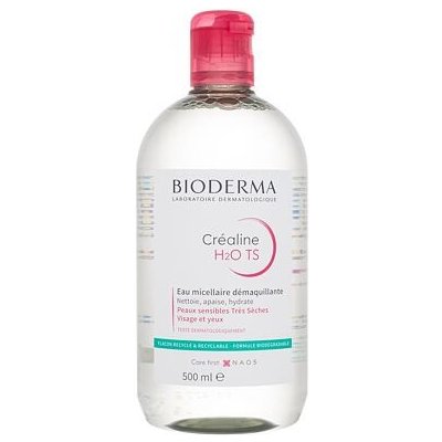 BIODERMA Créaline H2O TS 500 ml micelární voda pro suchou citlivou pleť pro ženy