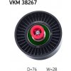 Vratná/vodiaca kladka rebrovaného klinového remeňa SKF VKM 38267