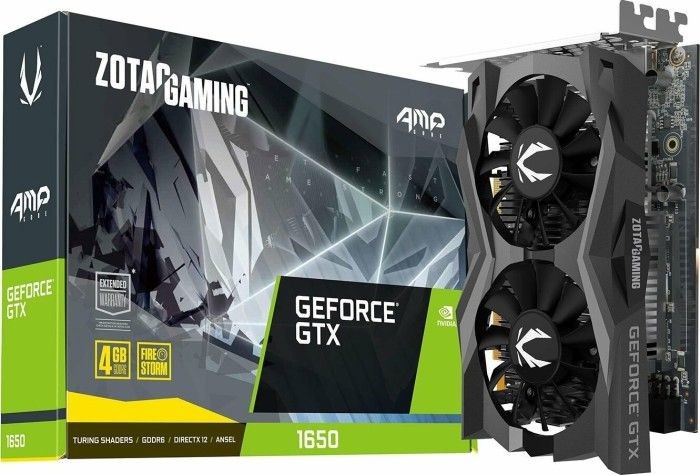 Zotac GeForce GTX 1650 GAMING AMP Core 4GB GDDR6 ZT-T16520J-10L