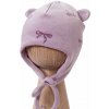 Eevi Detská velúrová čiapka LITTLE JOY fialová - 68