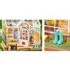 RoboTime 3D drevená skladačka Miniatúra domčeka Vysnívaný záhradný dom