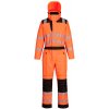 PORTWEST HI-VIS PW355 / Reflexná kombinéza do dažďa - HV oranžová/čierna XXL
