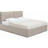 Čalúnená dvojlôžková posteľ taupe s úložným priestorom s roštom 160x200 cm Thessa Pillow – Bonami Selection