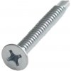 KP Samorezná samovrtná skrutka TEX 6,3 x 38 mm DIN 7504P zapustená hlava, pozinkovaná