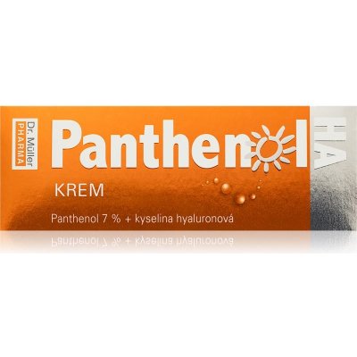 Dr. Müller Panthenol HA krém 7% krém po opaľovaní s kyselinou hyalurónovou 30 ml