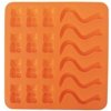 Orion Silikónová forma na pečenie gumídkov/dážďoviek 19x19x1cm