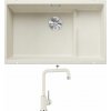 Blanco SUBLINE 700 U Level biela soft + kôš z nerezu 527171 + Blanco MILI biela soft 527461