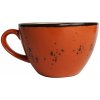 FINE DINE Šálka na cappuccino 0,35 l, oranžová | FINE DINE, Dahlia