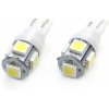 AMiO LED žiarovky STANDARD T10 W5W 5xSMD 5050 12V
