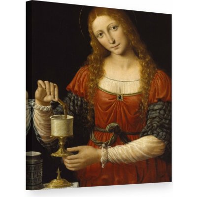 Obraz na plátne REPRODUKCIA – Leonardo da Vinci - 50x40 cm