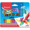 Voskovky Maped Color'Peps Wax - 18 farieb, trojhranné