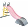 Mochtoys Dětská skluzavka dlouhá pastelová růžová 180 cm