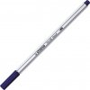 STABILO Pen 68 brush - prémiová fixka s variabilným hrotom - samostatná fixka - pruská modrá