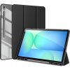 DUX DUCIS puzdro TOBY s priestorom na dotykové pero pre SAMSUNG Tab S10 FE Plus, čierne