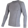 Pánske funkčné tričko s dlhým rukávom SENSOR Merino Active light grey L