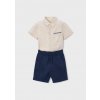 Ľanový set - košeľa a kraťsy Mayoral - 2603217017-v ext. sklade