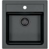 Alveus ATROX 20 BLACK EDITION 1148161 - Drez Granitový 470x500mm, vanička 390x340x195mm
