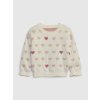 GAP Baby sveter vzor srdca Béžová 18-24M Béžová Béžová