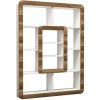 Knižnica Orkide White and Walnut
