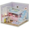 Dvěděti Dve deti miniatúrny dom Spálňa sladkých snov