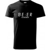Beer hodiny - Klasické pánske tričko vyššej gramáže - 3XL ( Čierna )