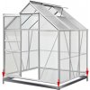 Deuba Záhradný skleník Aluminium - 190 x 195 x 195 cm