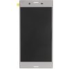 Sony Xperia XZ LCD displej dotykové sklo komplet predný panel biely strieborný F8331