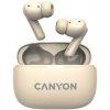 Canyon OnGo 10, TWS-10 ANC, True Wireless Bluetooth slúchadlá do uší, nabíjacia stanica v kazete, béžové CNS-TWS10BG