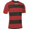 Joma Futbalový dres EUROPA III BLACK-RED T-SHIRT S/S Veľkosť: 6XS/5XS