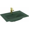 Elita Skappa umývadlo 60.8x46 cm obdĺžnik umývadlo na nábytok zelená RE040603067010