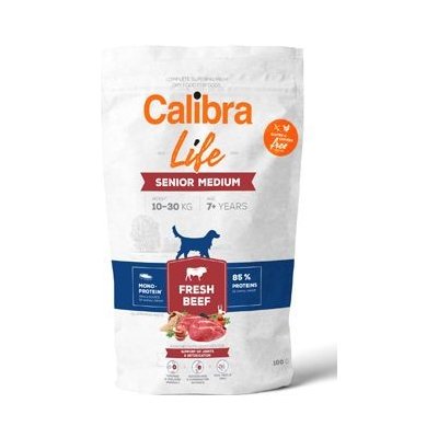 Calibra Dog Life Senior Medium Fresh Beef 100g