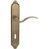 Dverové kovanie TWIN AMADEUS BA 1360 (ABR), kľučka pravá / guľa, Otvor na cylindrickú vložku PZ, Twin ABR (mosadz patinovaná), 72 mm