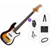 SX SPB62+/5 SET 2 3-Tone Sunburst 5-strunová basgitara