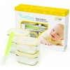 Glasslock Detské dózy na potraviny - Baby set - 4x 150ml + lyžička GL-267