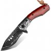 KnifeBoss damaškový zavírací nůž Rosewood VG-10