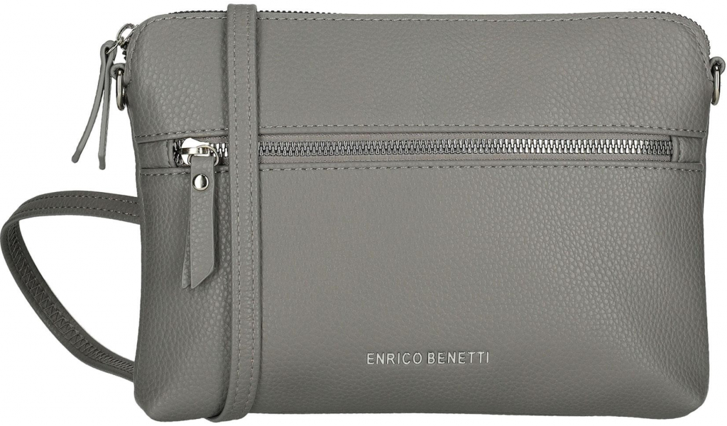 Enrico Benetti dámska crossbody kabelka šedá Hilary šedá