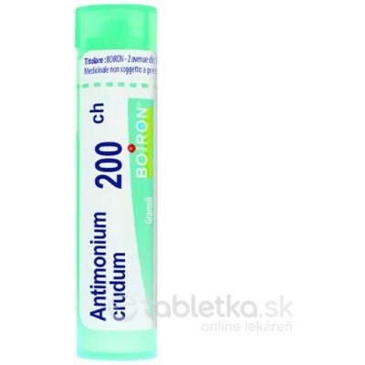 Antimonium Crudum gra.1 x 4 g 200CH