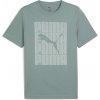 Pánske tričko Puma, GRAPHIC PUMA WORDING TEE zelená,biela XXL