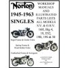 NORTON 1945-1963 SINGLE CYLINDER S.V. & O.H.V. 16H, Big 4, 18, ES2, 19R, 19S, & 50 WORKSHOP MANUALS & ILLUSTRATED PARTS LISTS (Velocepress)(Brožovaná)