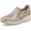 RIEKER Dámske mokasíny 48761-90 béžová