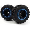 BlackZon Pneu s disky MT černá/modrá Smyter (HPI540182)