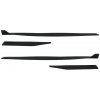 KITT Add-On Side Skirts Extensions Splitters suitable for Ford Mustang Mk6 VI Sixth Generation (2015-2020) GT 500 Design