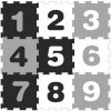 Detské penové puzzle, podložka na zem, Číslica, Smily Play, 9 ks