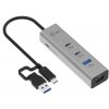 i-tec Universal Charging Metal HUB 2x USB-C + 2x USB-A Port, PD 85W CAHUBMETAL2A2CPD I-Tec